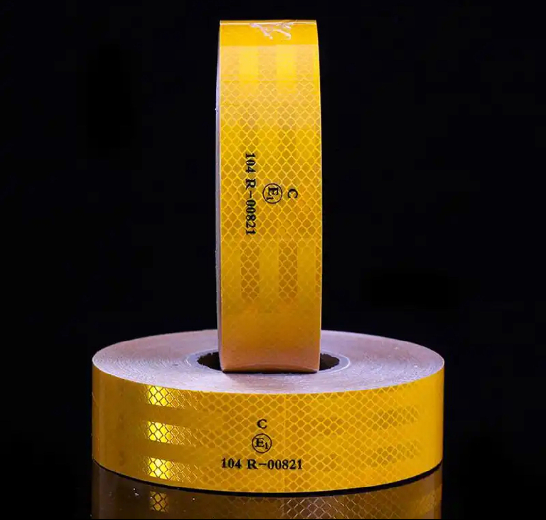 Reflexní páska 5m - Žlutá 