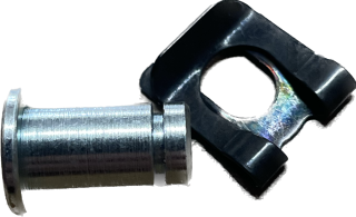 Čep se zajištěním na táhlo zvedání